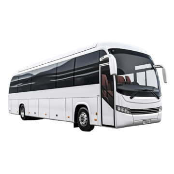 pngtree white tour bus png png image 11575784